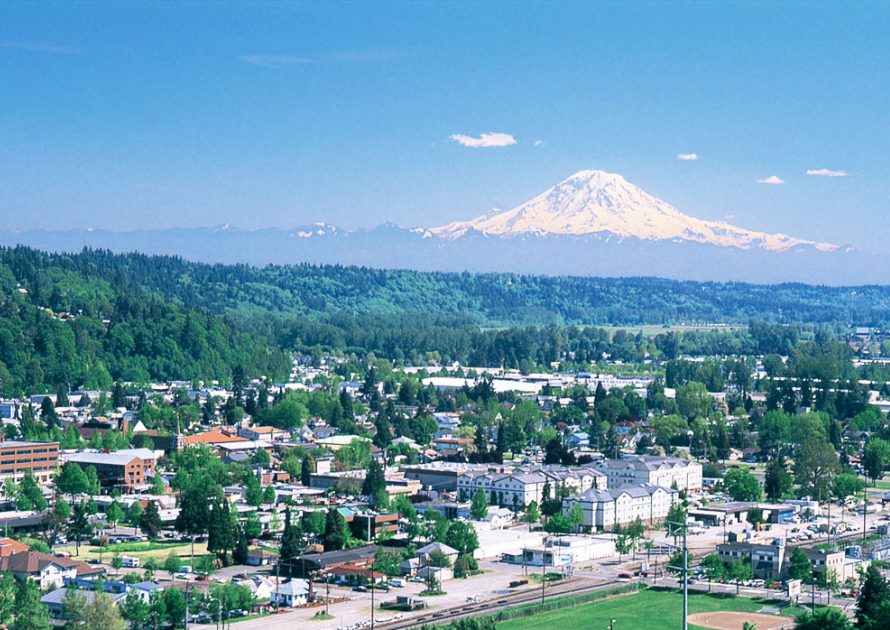 A panoramic view of landscape and mountains against sky